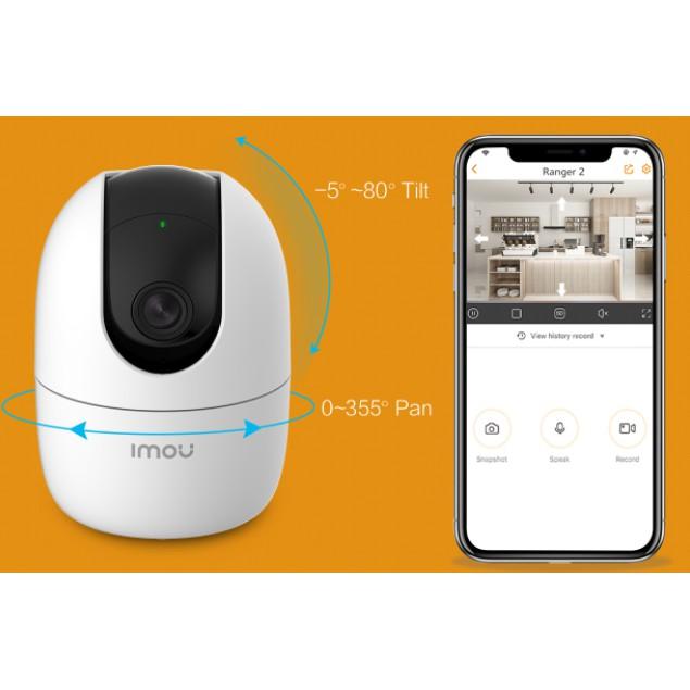 Camera Thông Minh IP Wifi (Dahua) Imou Ranger 2 IPC-A42P 4.0MP| A22EP 2.0MP - Trong Nhà - Xoay 360 Độ - Bảo Hành 2 Năm