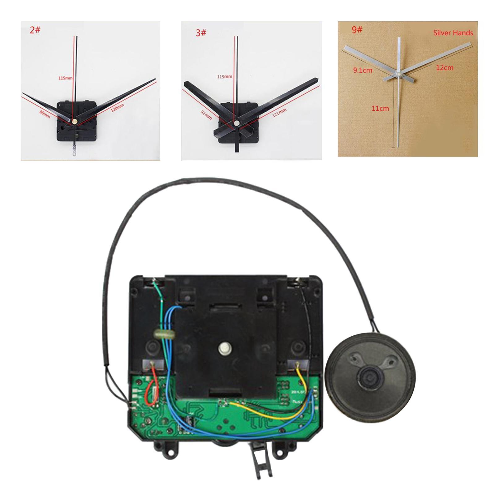 DIY Pendulum Clock Movement Music Box Wall Clock Replacement Parts