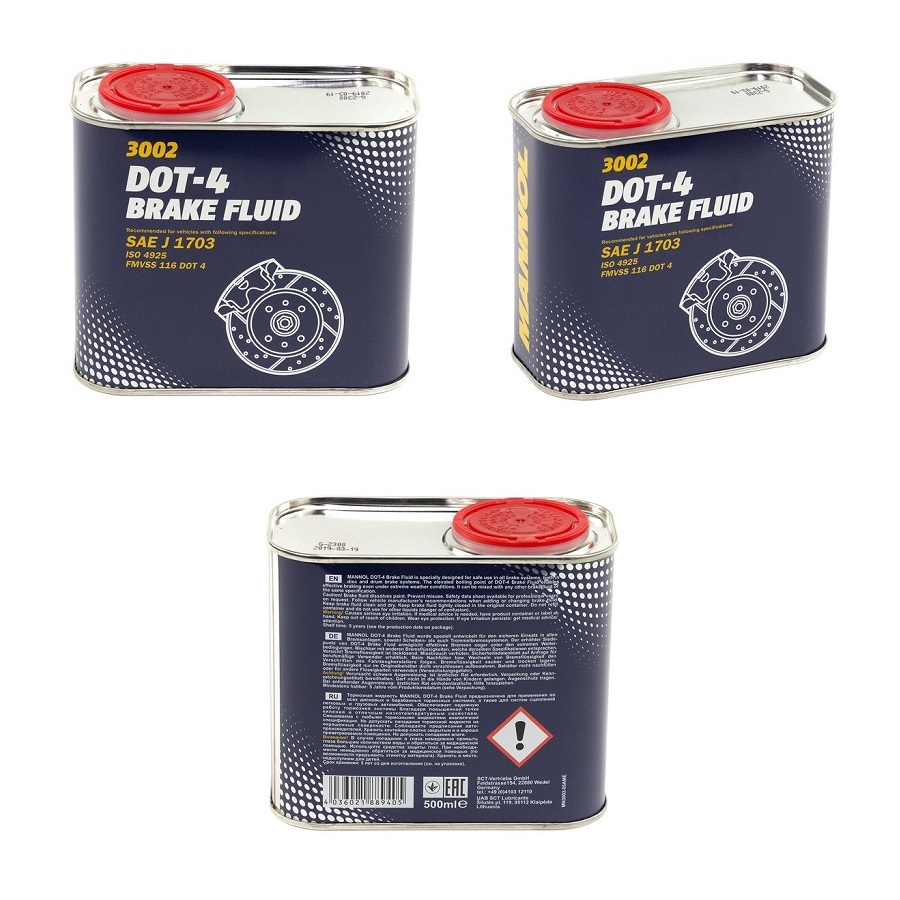 Dầu Phanh/ Thắng MANNOL 3002-05ME Dot-4 Brake Fluid 0.5L