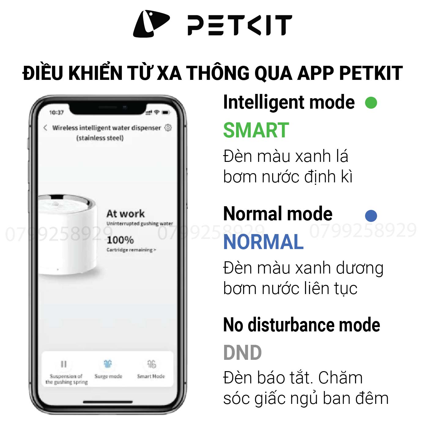 Máy lọc nước cho mèo PETKIT Eversweet 7 bơm không dây thế hệ 4.0 tia UVC INOX304 - HeLiPet