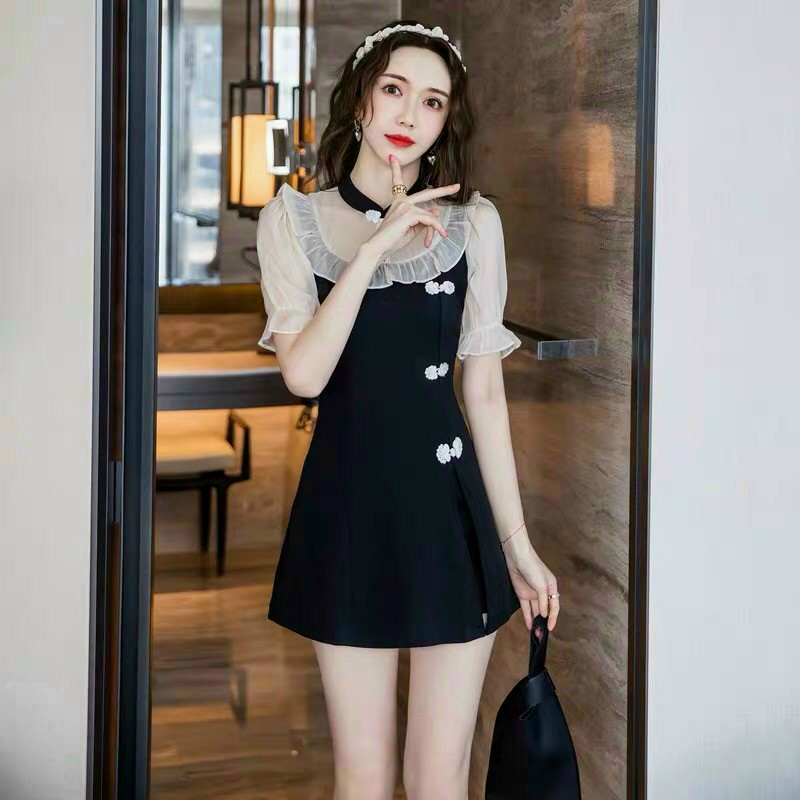 SÉT SHORT THUN PHỐI VOAN SIÊU ĐẸP