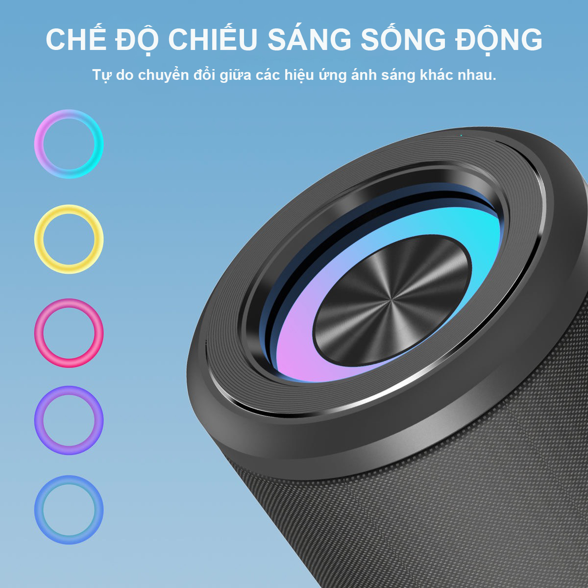 Loa Bluetooth 5.3 Sounarc P4 Công Suất 20W, Chống Nước IPX6, Pin Tích Hợp 3000mAh Hỗ Trợ USB, Thẻ TF, Jack 3.5mm - Hàng chính hãng