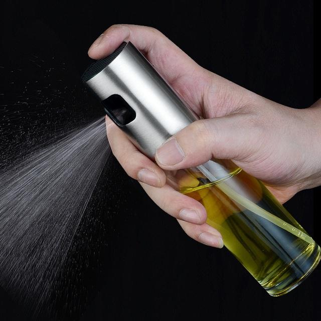 Bình Đựng Dầu Ăn Thủy Tinh Xịt Phun Sương - Chai Lọ Chiết Dầu Ăn, Gia Vị Dùng Cho Thực Phẩm