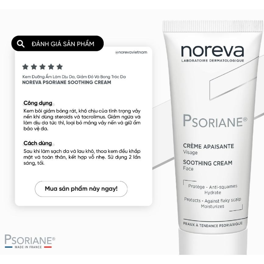 Dầu gội giảm ngứa chuyên biệt cho vảy Noreva Psoriane Intensive Shampoo 125ML