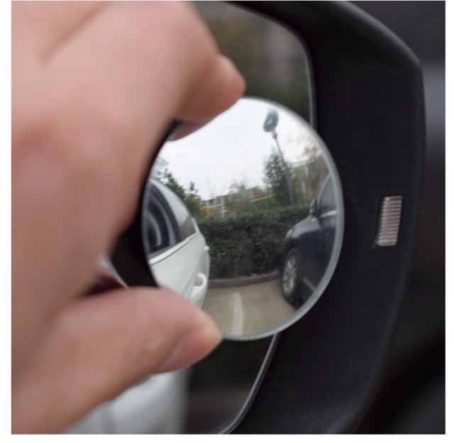 Bộ 2 gương cầu lồi gắn kính xe hơi ô tô 360 độ cao cấp