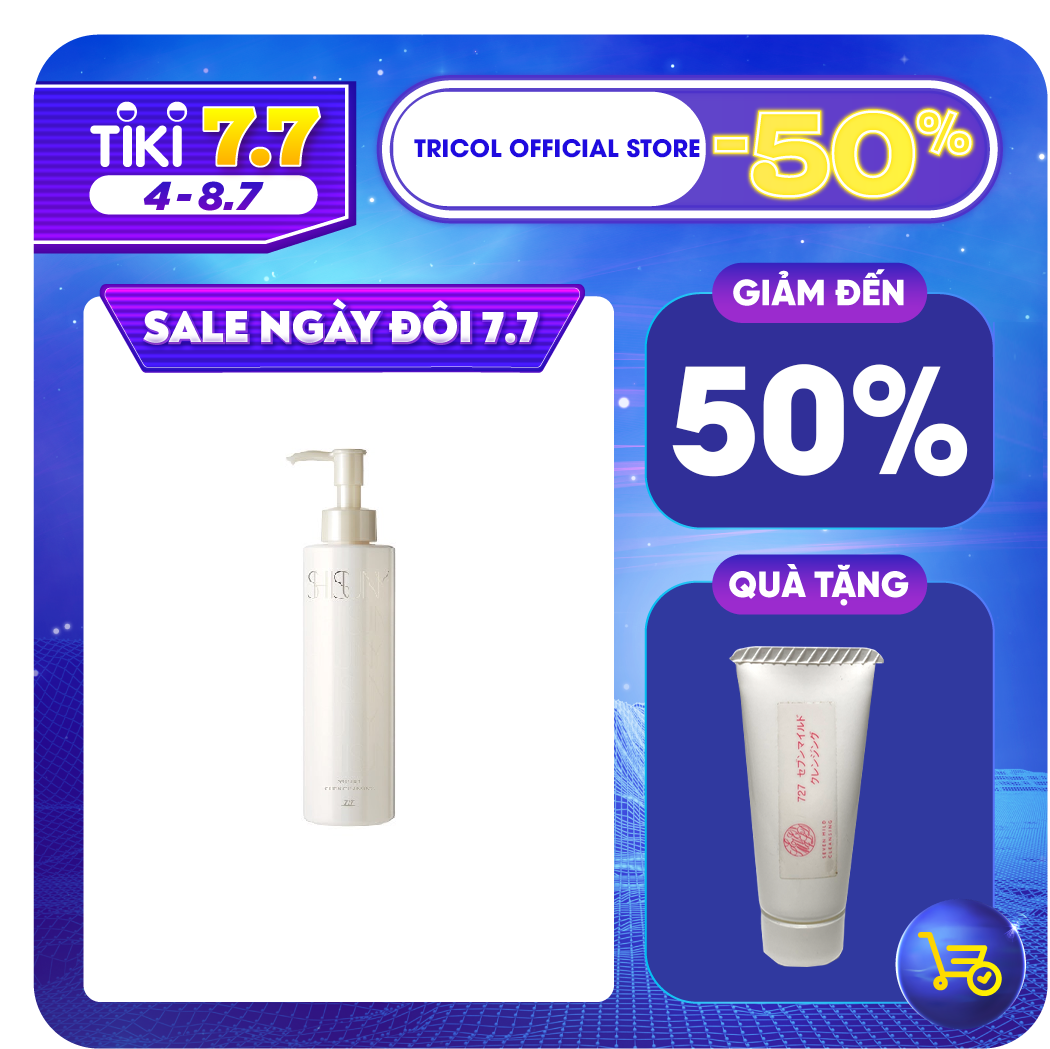 Tẩy trang dành cho da dầu, loại bỏ bã nhờ trên da Nhật Bản 727 Shisuny Quick Cleansing 200ml