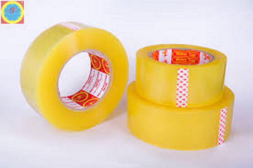 Băng dính cuộn to 1kg chiều dài Cuộn băng keo dính trong 1kg loại Chiều dài: 185m Khổ rộng sản phẩm: 4.5cm