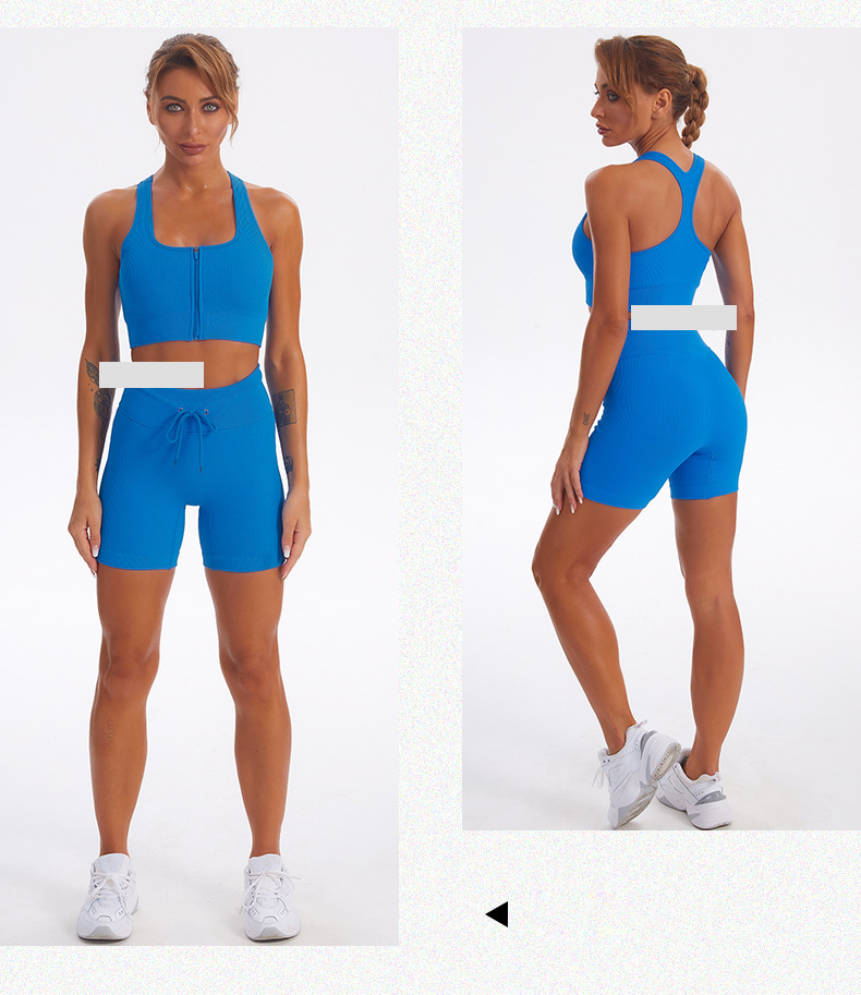 Full set quần short + ba lỗ croptop nữ