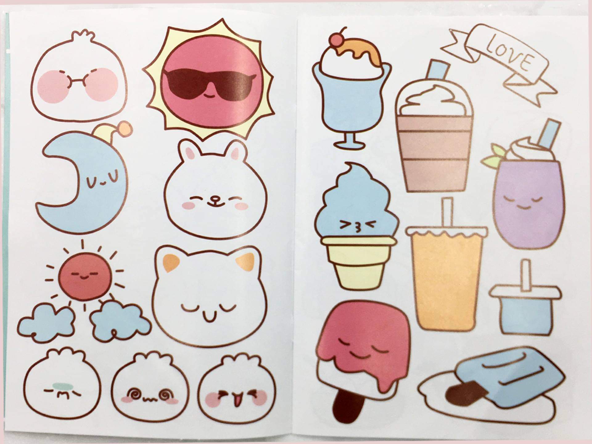 Bộ 9 chai màu vẽ 3D tạo sticker + Sách tranh 200 hình