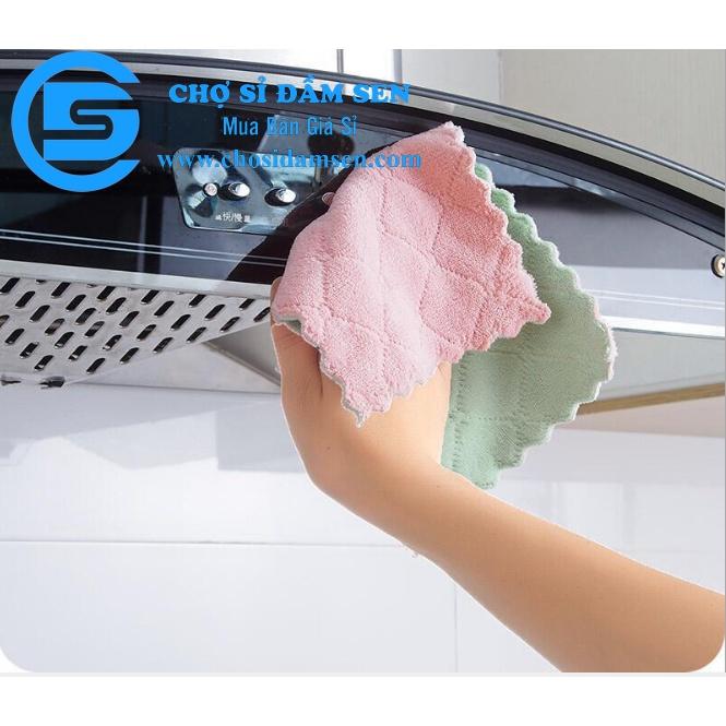 Combo 10 Khăn Lau Chén Bát Đa Năng, Khăn lau chùi nhà bếp dễ giặt sạch, thấm hút cực tốt G188-Khanruachen-10