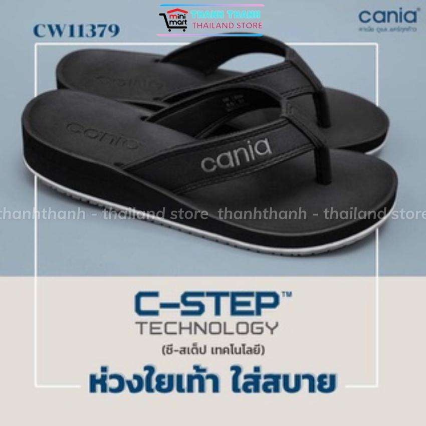 Dép nữ xỏ ngón đế cao Thái Lan CANIA CW 11379 dép nữ đi nhẹ, êm chân