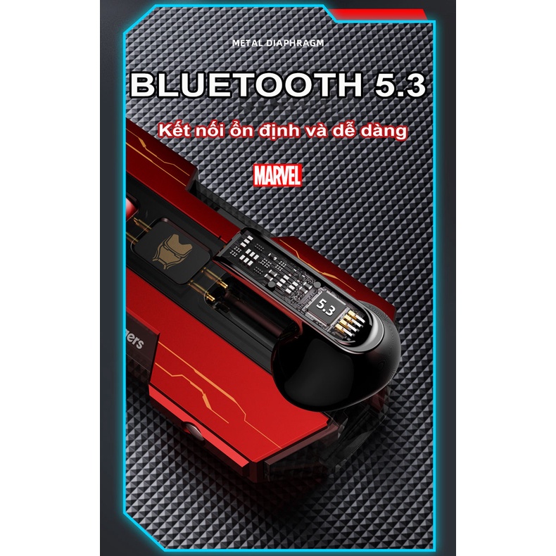 Tai nghe bluetooth 5.3 Vinetteam BTMV21 thiết kế kiểu dáng phi thuyền độ trễ cực thấp chip Jerry 5.3 dành cho game thủ - hàng chính hãng