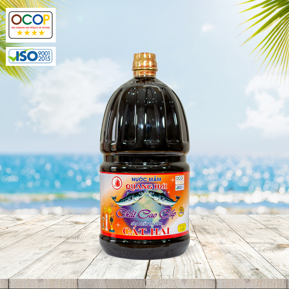 Nước Mắm Truyền Thống Cát Hải - Quang Hải, loại Chắt Cao Cấp 29ºN