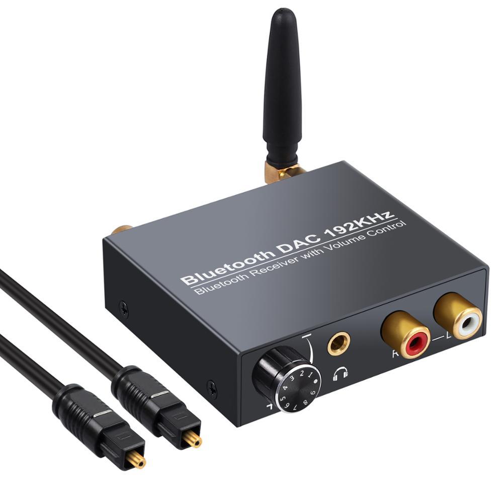 Bộ chuyển đổi âm thanh Digital Digital sang tương tự Prozor 192kHz với bộ chuyển đổi quang tương thích Bluetooth
