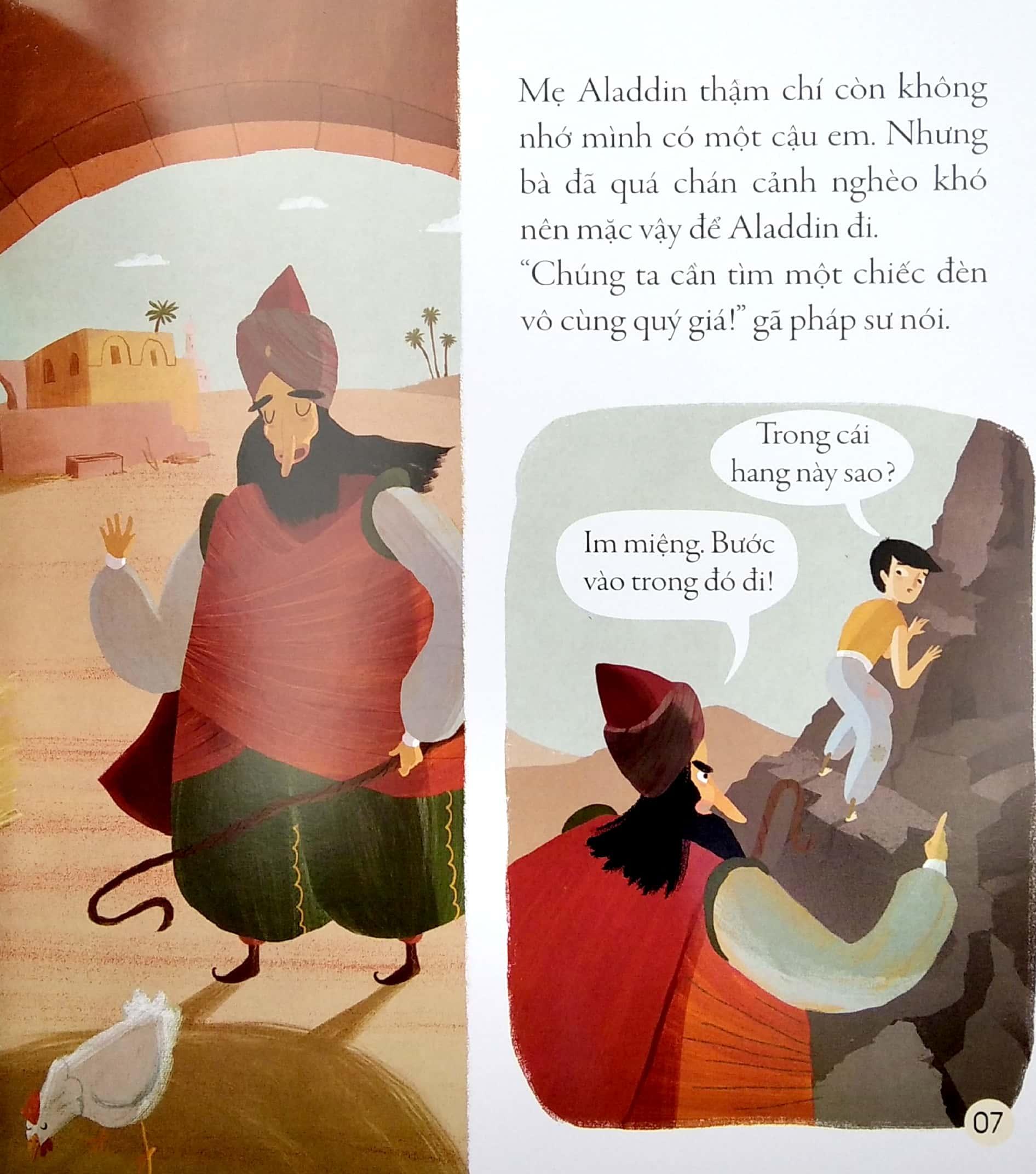Hình ảnh Truyện Cổ Tích Kinh Điển - Aladdin Và Cây Đèn Thần