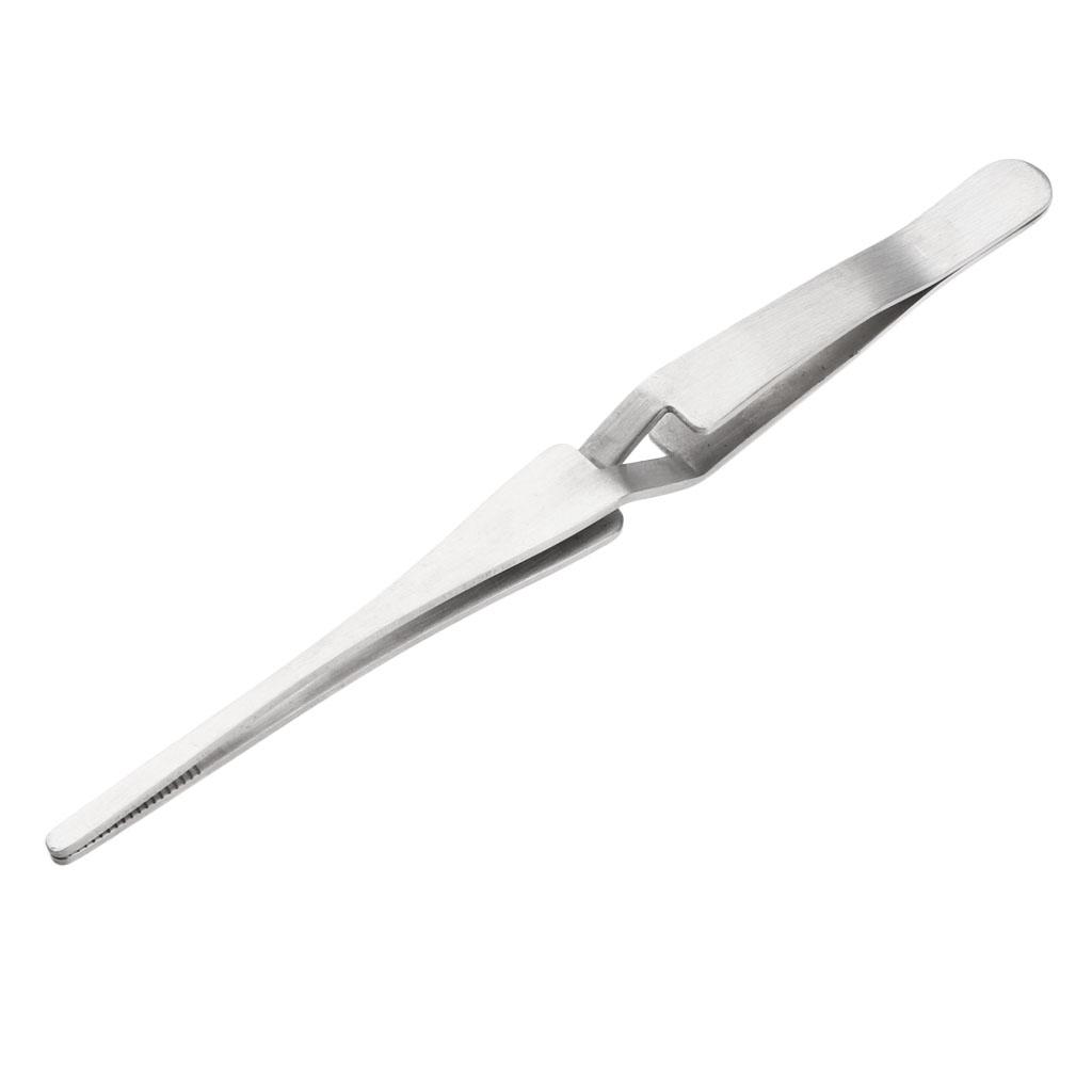 Women Men Portable Stainless Steel Eyebrow Tweezer fo Ingrown Hair Removal
