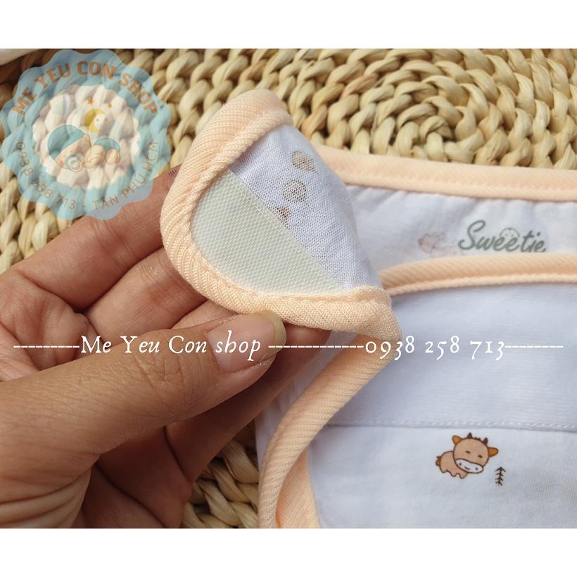 (3-8kg) SET 5 TẢ VẢI DÁN CHO BÉ SƠ SINH- Hiệu CÚN CON Sweeties