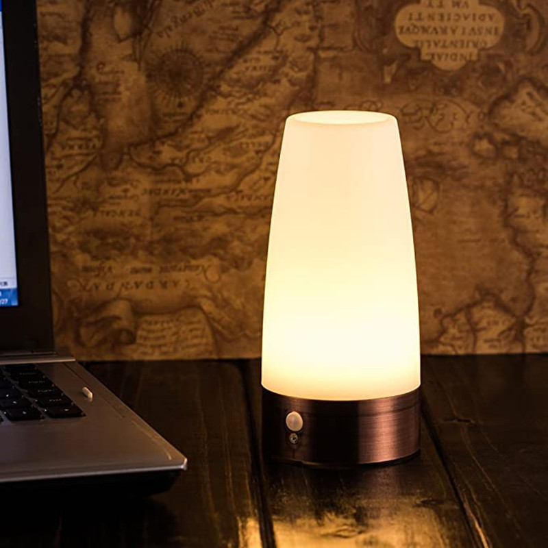 Đèn Led Để Bàn Trang Trí Nhà Hàng Để Góc Cầu Thang Hoặc Sân Vườn Có Chế Độ Cảm Ứng Nhân Sử Dụng Pin Aaa