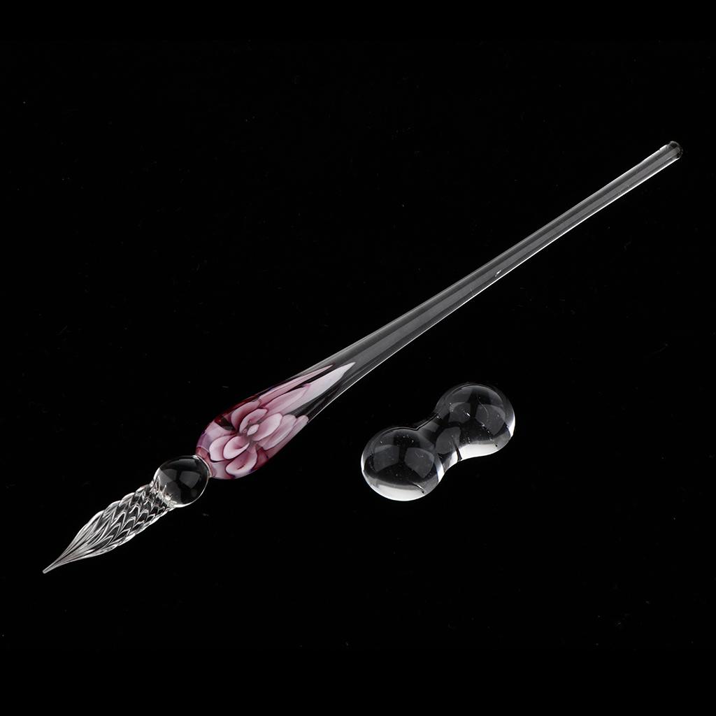 Handmade High Borosilicate Glass Glass Dip Pen Glass Signature Fountain Pen