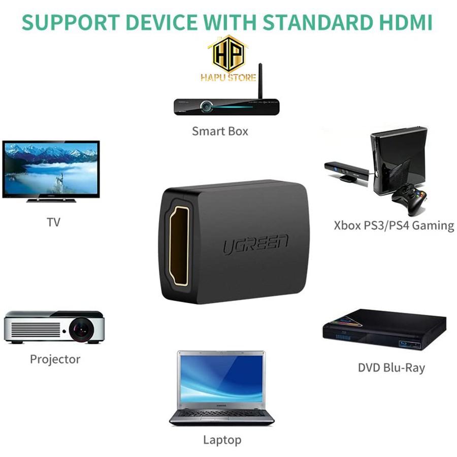 Đầu nối HDMI âm - âm Ugreen 20107 chính hãng - Hàng Chính Hãng