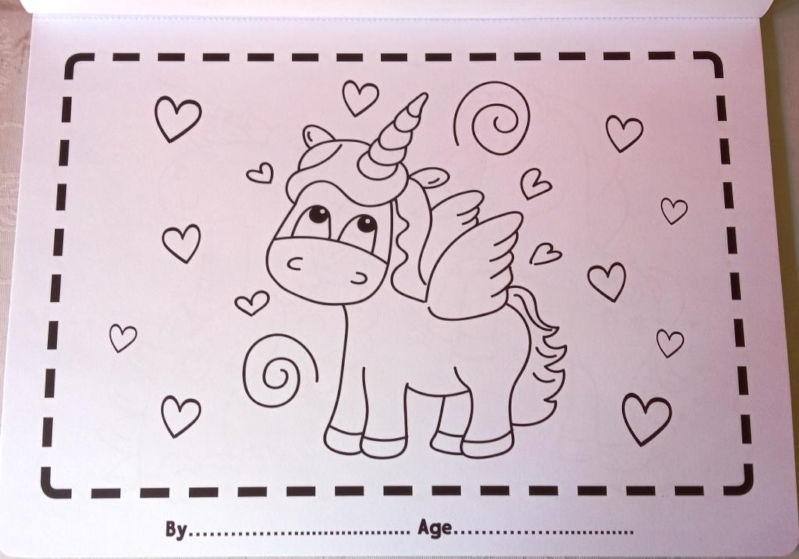 I Love To Colour My Placemat: Unicorns
