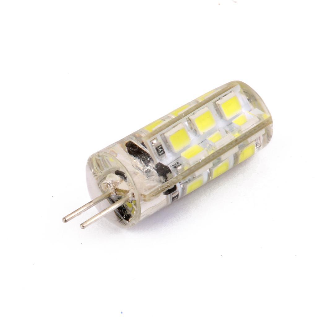 4-6pack 3W G4 LED Bulb SMD 3014 Lamp Crystal SpotLight Energy Saving White 220V