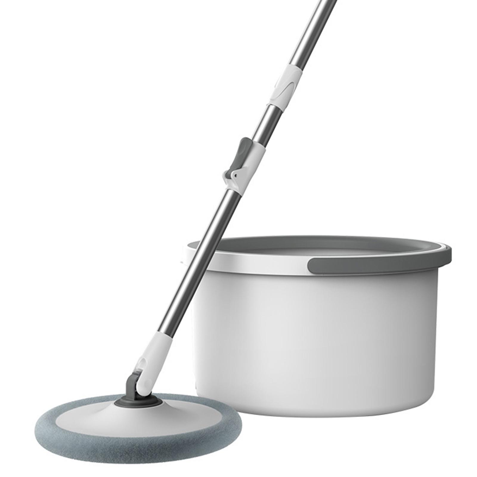 Householding 360 Mop and Bucket System with Wringer Set - Dry Wet Self Wringing for Fast Floor Cleaning for Wood, Hardwood, Laminate, Tile