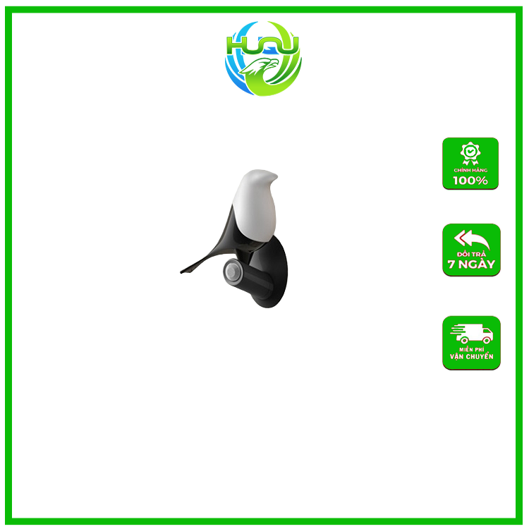 Đèn Ngủ Cảm Ứng Treo Tường Hình Chú Chim HUQU Sử Dụng Pin Sạc -Hàng Chính Hãng