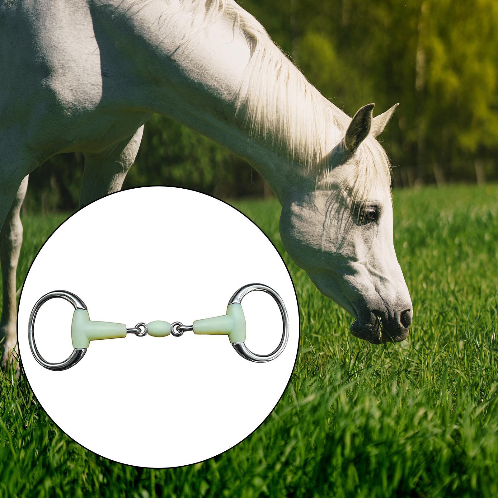 Ultralight Horse Bit Mouth Heavy Duty Horse Training Wear Resistant Stainless Steel for Outdoor Horse Riding Equipment Supplies