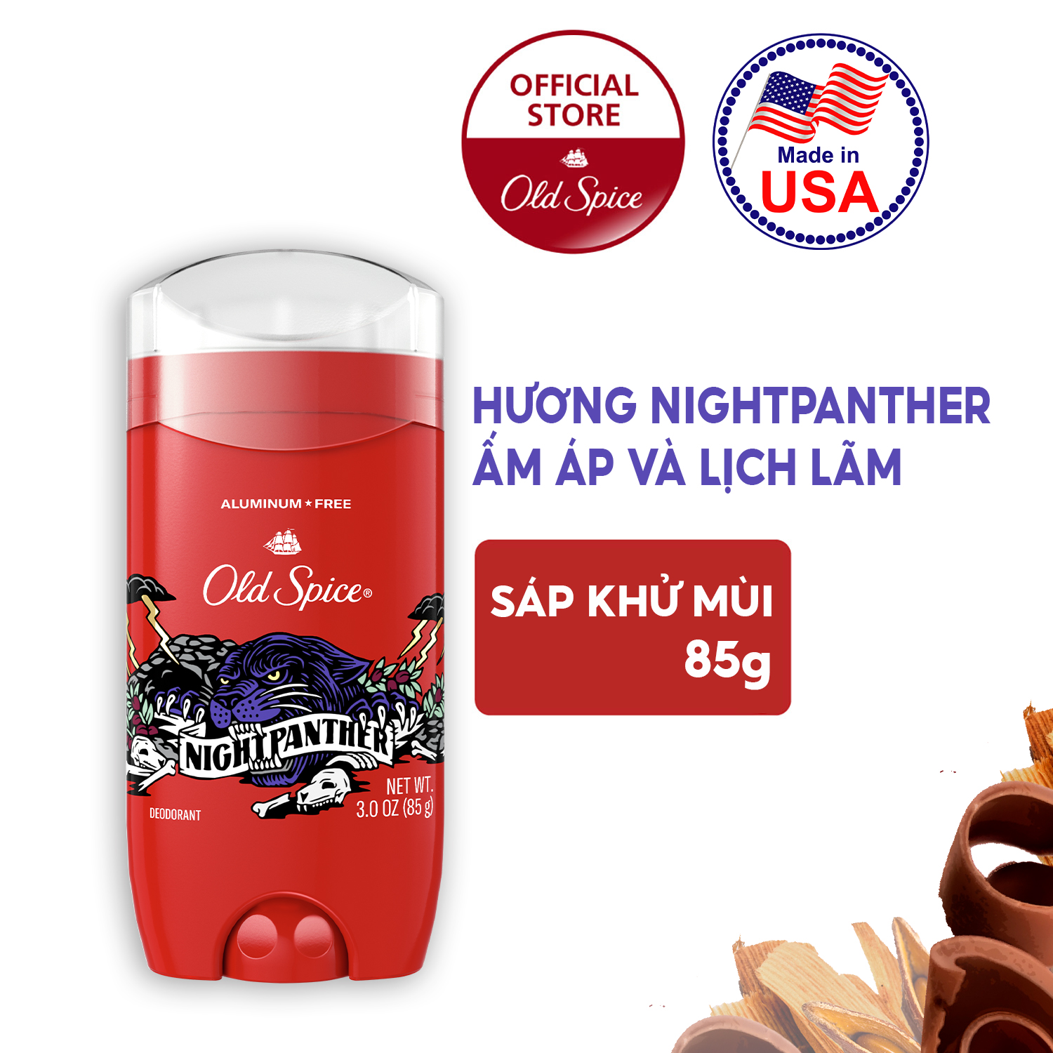 Sáp Khử Mùi OLD SPICE Nhiều Mùi Hương 85g Nhập Khẩu Mỹ