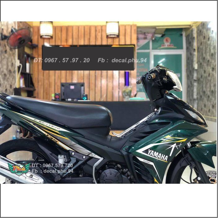 Tem Exciter 135 Xanh Đen độc