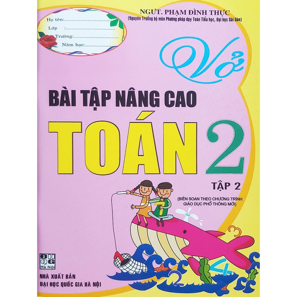 Vở bài tập nâng cao Toán 2 tâp