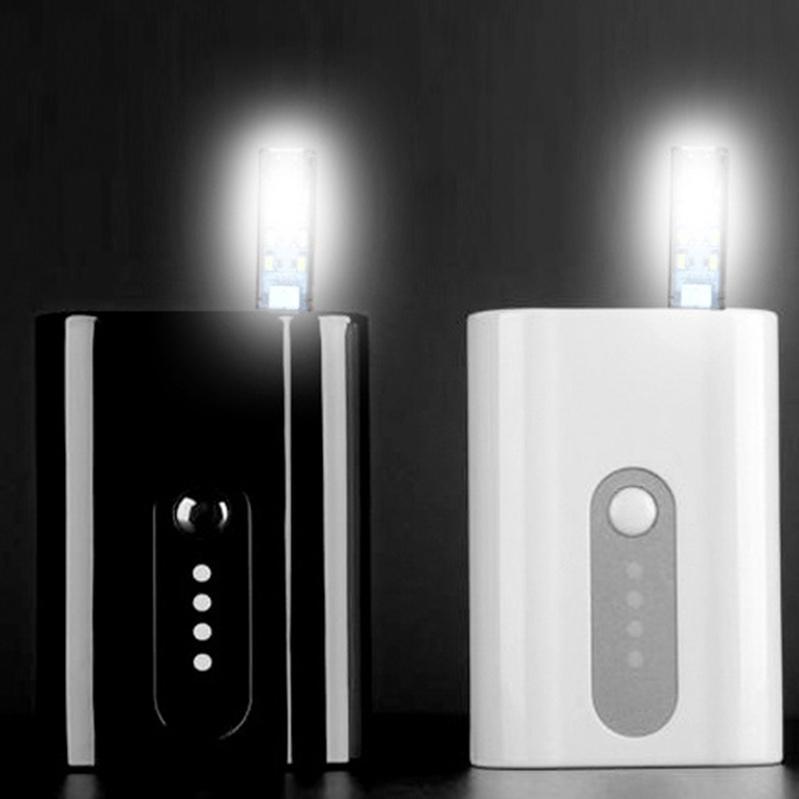Đèn đọc sách mini 12 bóng LED 2 mặt sạc USB