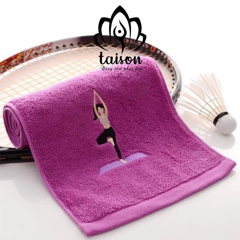 Khăn lau mồ hôi tập Yoga,Khăn cotton thể thao lau thấm mồ