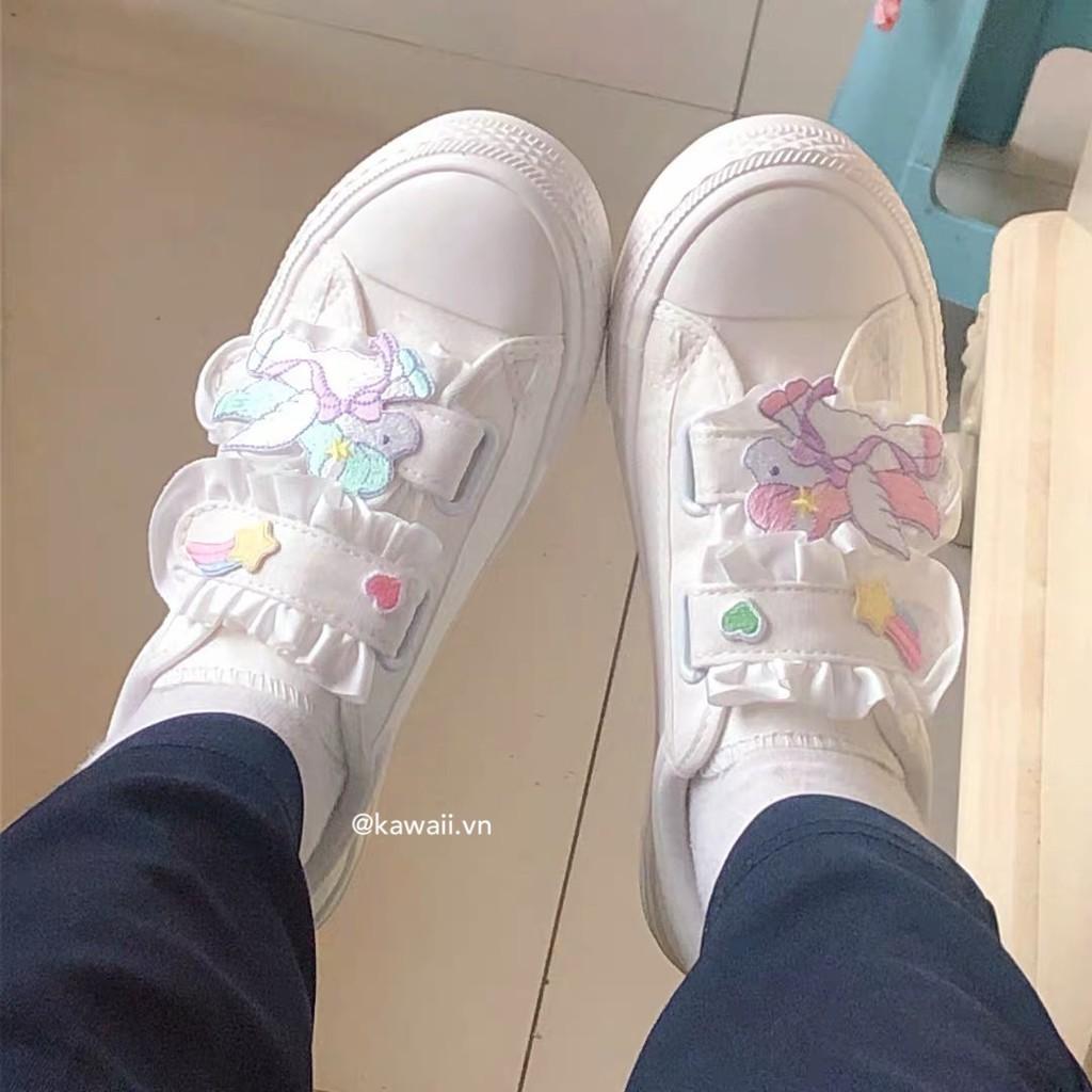GIÀY MOMO SHOES - GIÀY CANVAS QUAI DÁN DỄ THƯƠNG