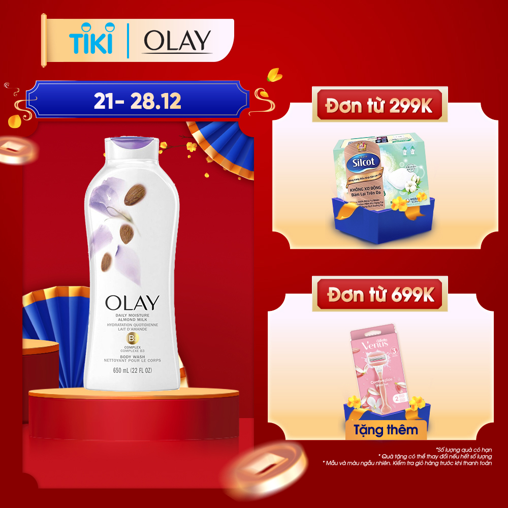 Sữa Tắm Dưỡng Ẩm Olay Body Wash 650ml