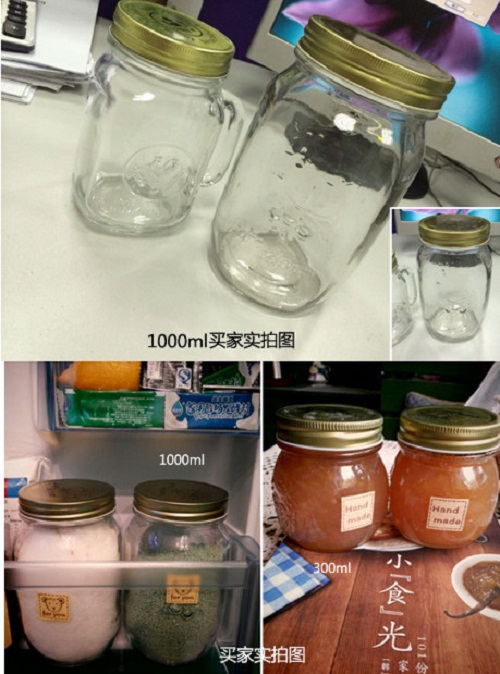 Hũ Gia Vị Mason 300ml , 500ml , 1000ml Nắp Nhôm | Tùy Chọn Dung Tích