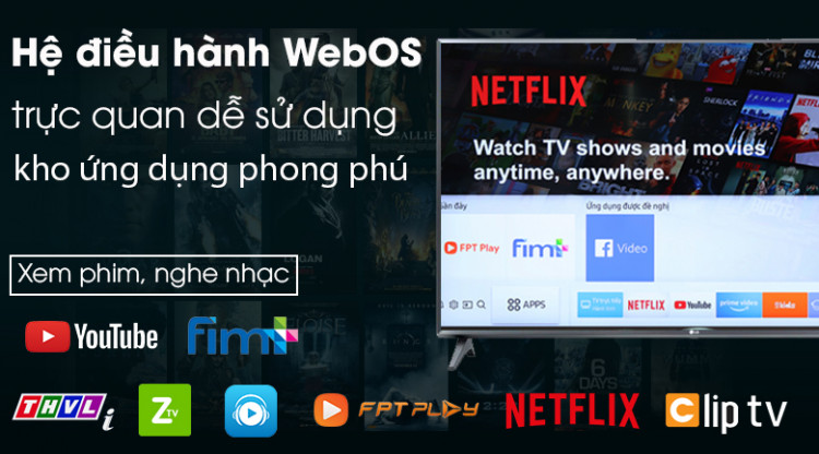 Smart Tivi LG 43 inch 43LM5700PTC có hệ điều hành WebOS 4.5 nhiều tiện ích thông minh, dễ sử dụng Smart Tivi LG 43 inch 43LM5700PTC có hệ điều hành WebOS 4.5 nhiều tiện ích thông minh, dễ sử dụng