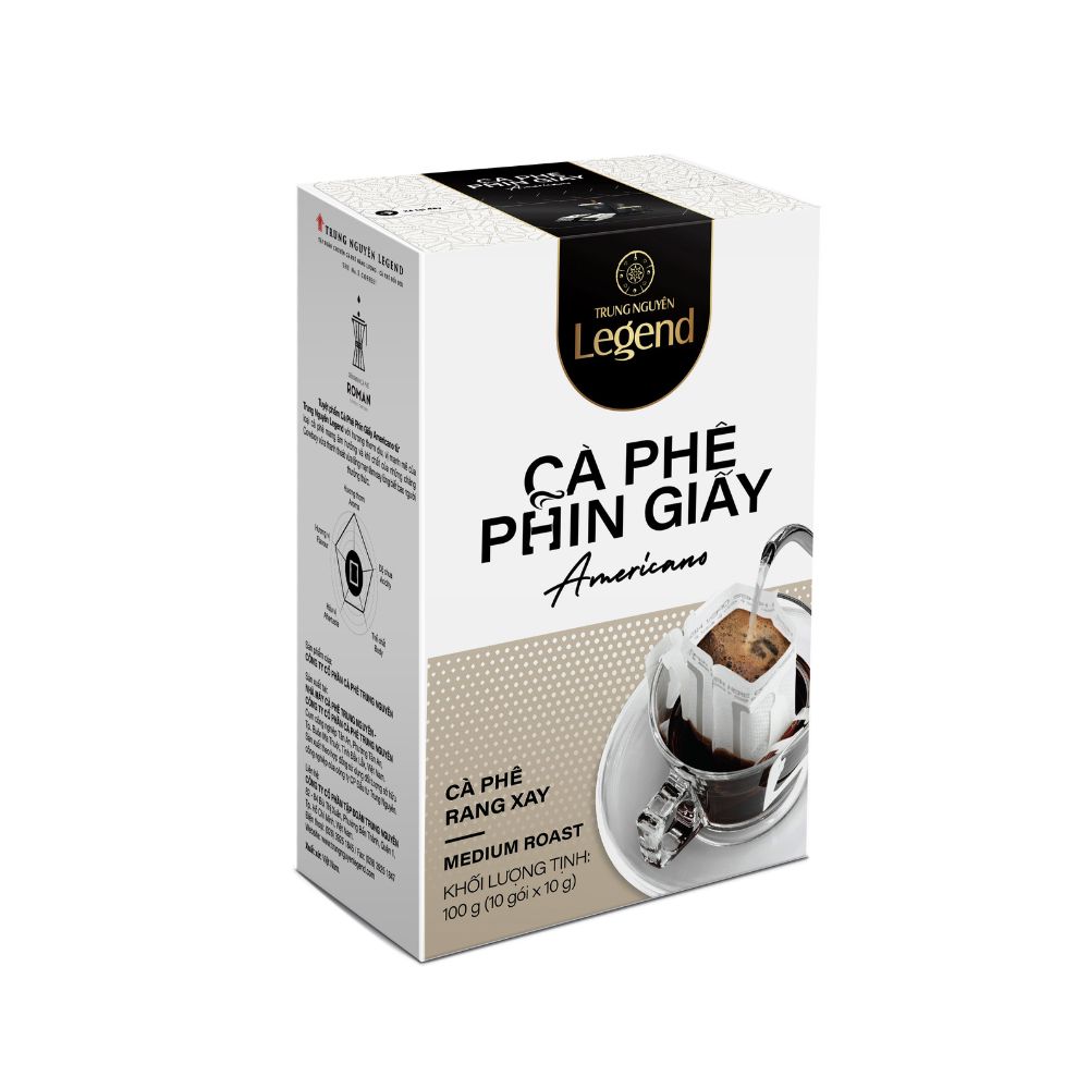 Cà phê phin giấy Trung Nguyên Legend Americano