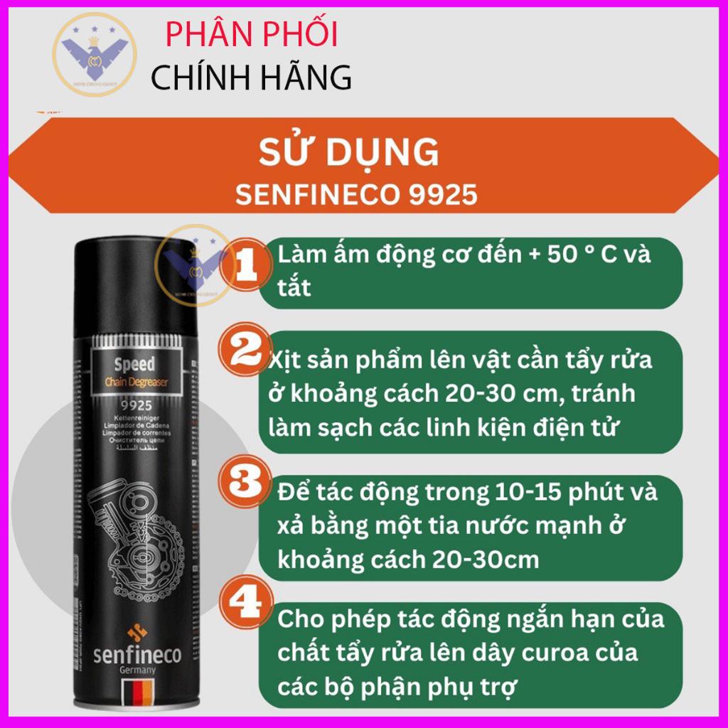 Dung Dịch Tẩy Rửa, Làm Sạch Sên (Xích) Bọt Tuyết - Senfineco 9925 - 500ml