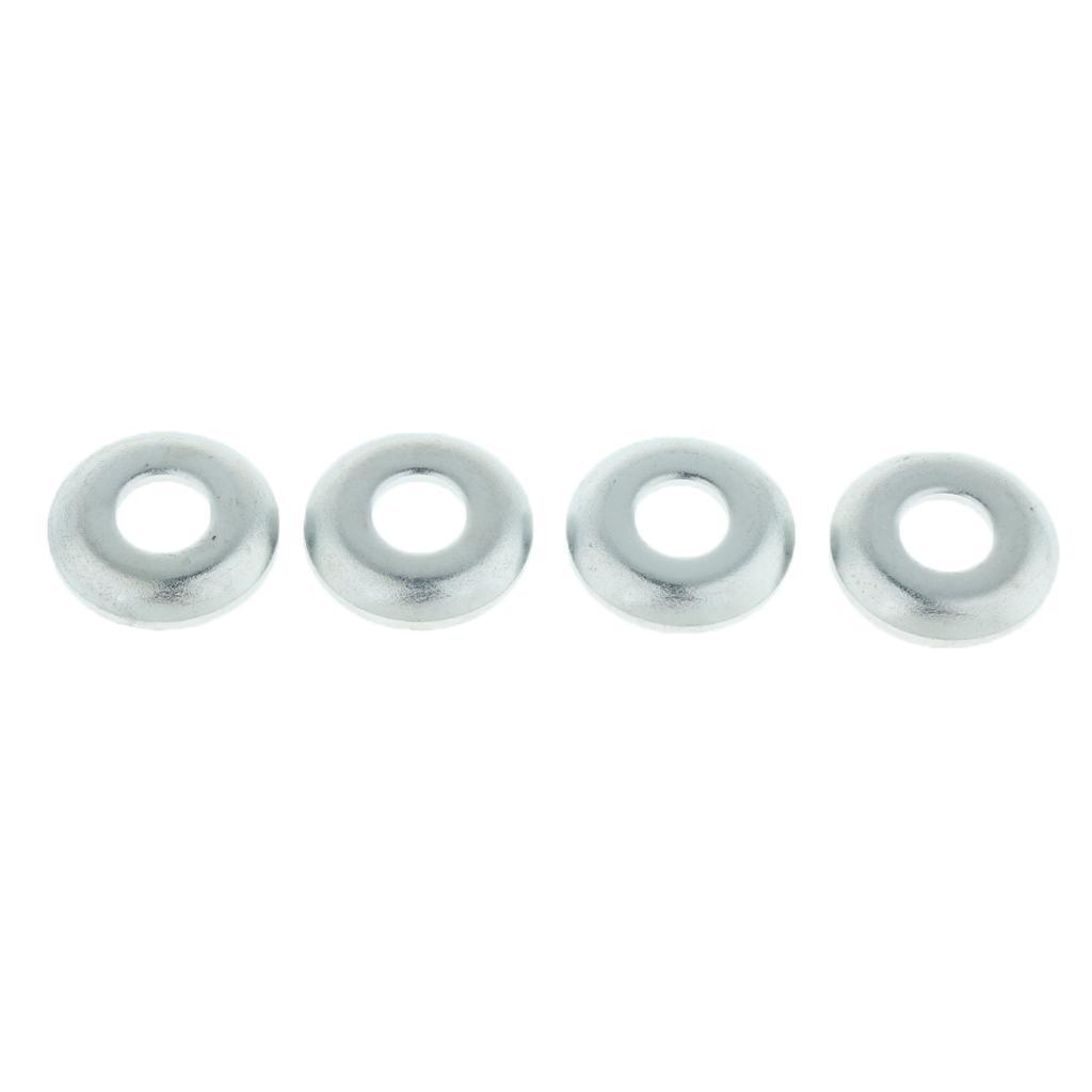2-4pack Skateboard Truck Rebuild Kit Bushings Washers Pivot Cups Cone Silver