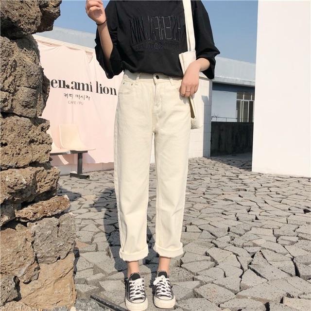 QUẦN BAGGY MÀU BE HÀNG NHẬP QC ULZZANG- ảnh thật shop chụp