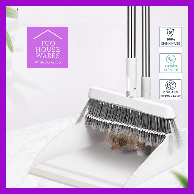 Chổi Quét Nhà Thông Minh Hamarta 2in1 Chổi Nhựa Kèm Hót Rác Gấp Gọn