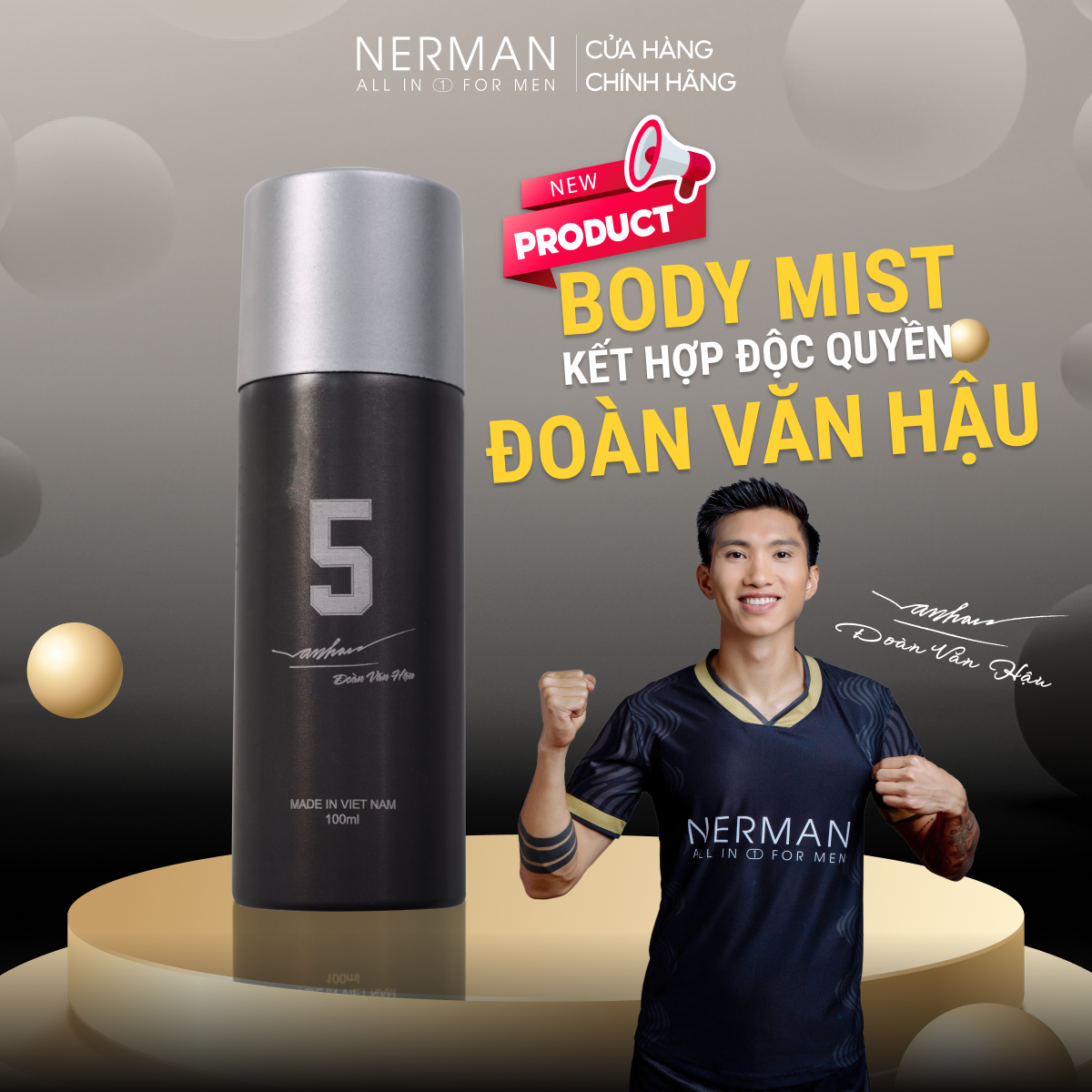 Xịt khử mùi hương nước hoa Pháp Good Day Nerman 100ml