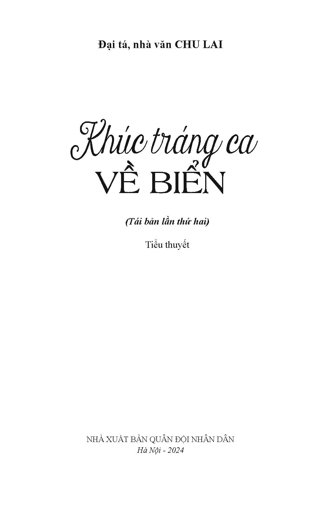 Khúc Tráng Ca Về Biển