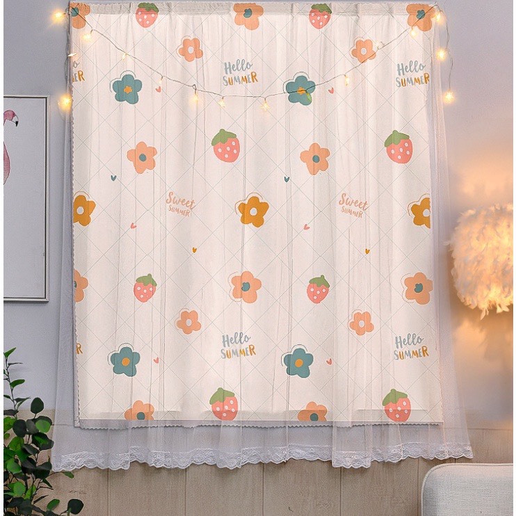 RÈM DÁN TƯỜNG HAI LỚP SIZE 1M2 NGANG X 1M8 CAO  NHIỀU MẪU