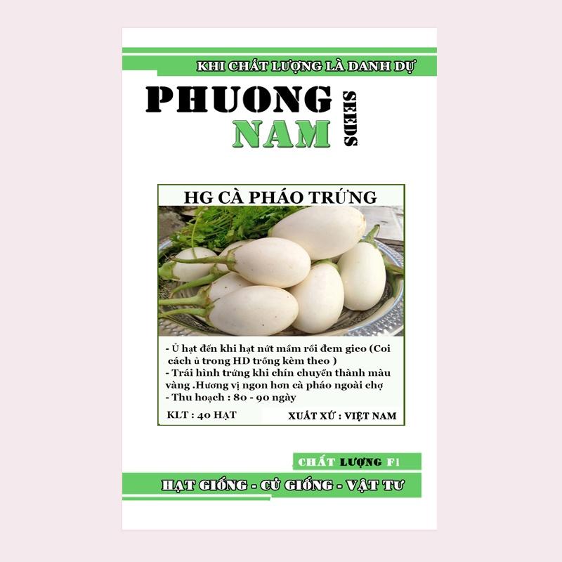40H - HẠT GIỐNG CÀ PHÁO TRỨNG TRẮNG