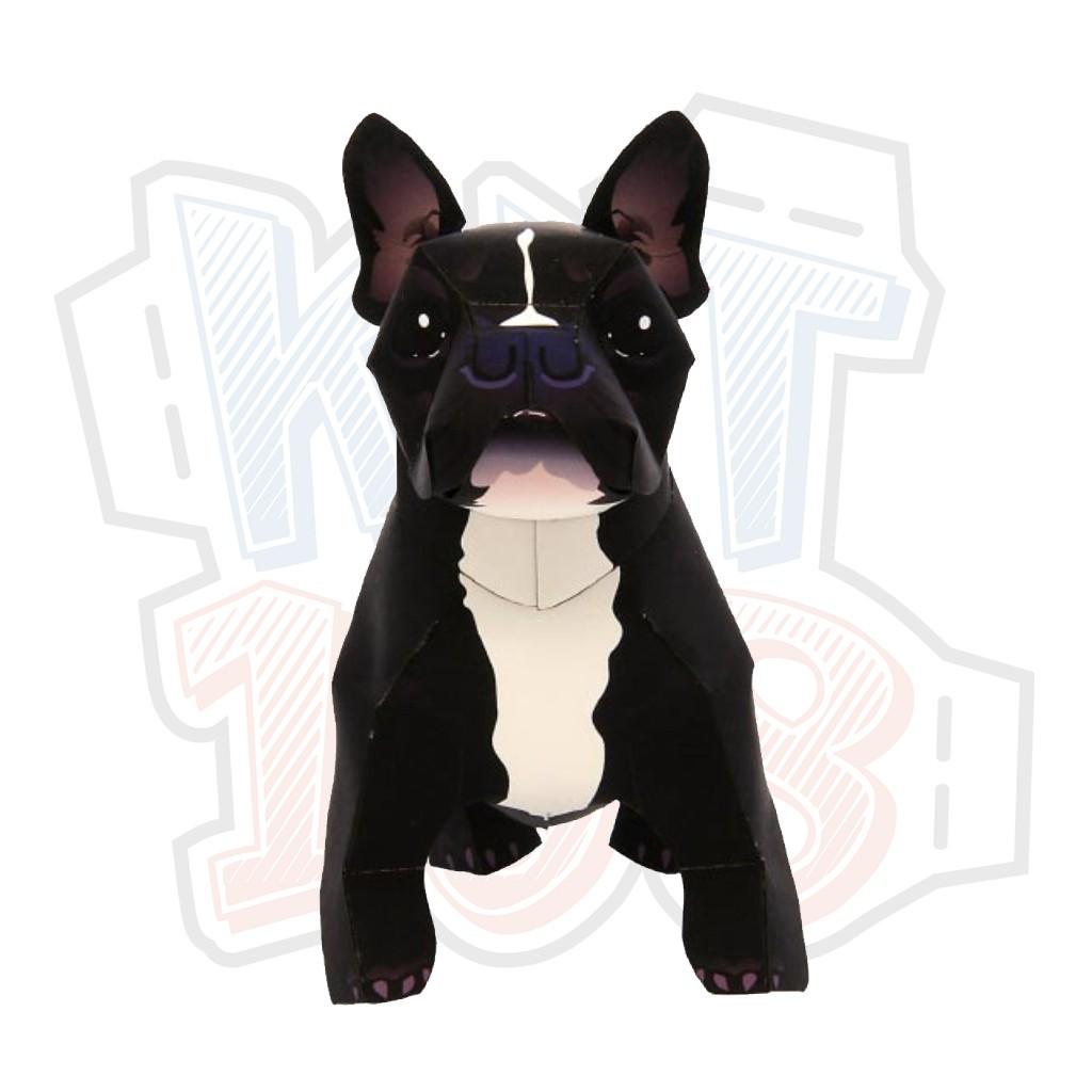 Mô hình giấy động vật Chó French Bulldog size 35cm
