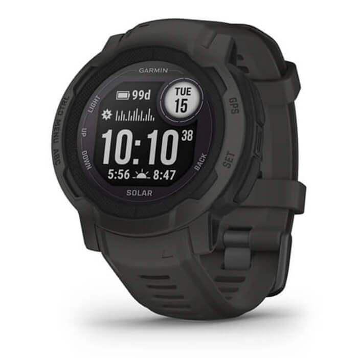 Đồng Hồ Thông Minh Garmin Instinct 2 Solar - Graphite - Hàng Chính Hãng