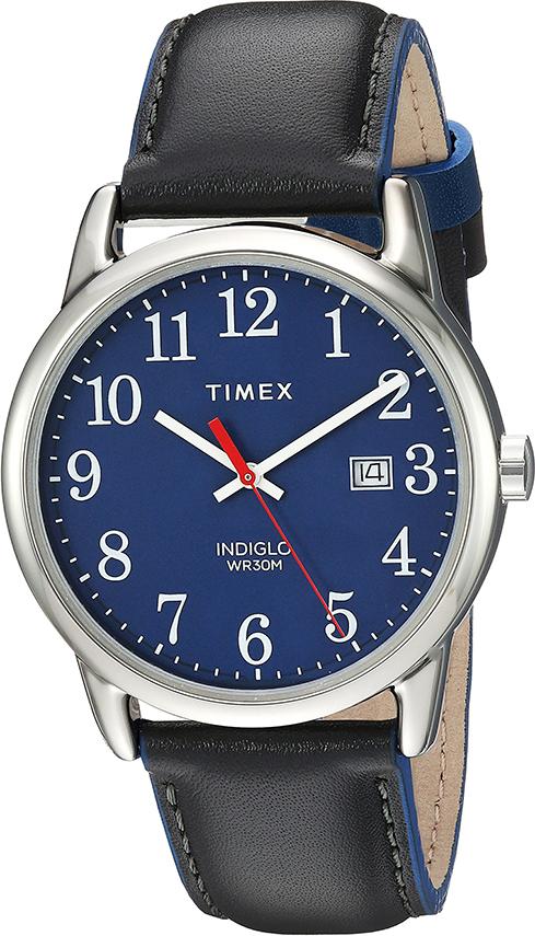 Đồng Hồ Dây Da Nam Timex Easy Reader Color Pop 38mm - TW2R62400